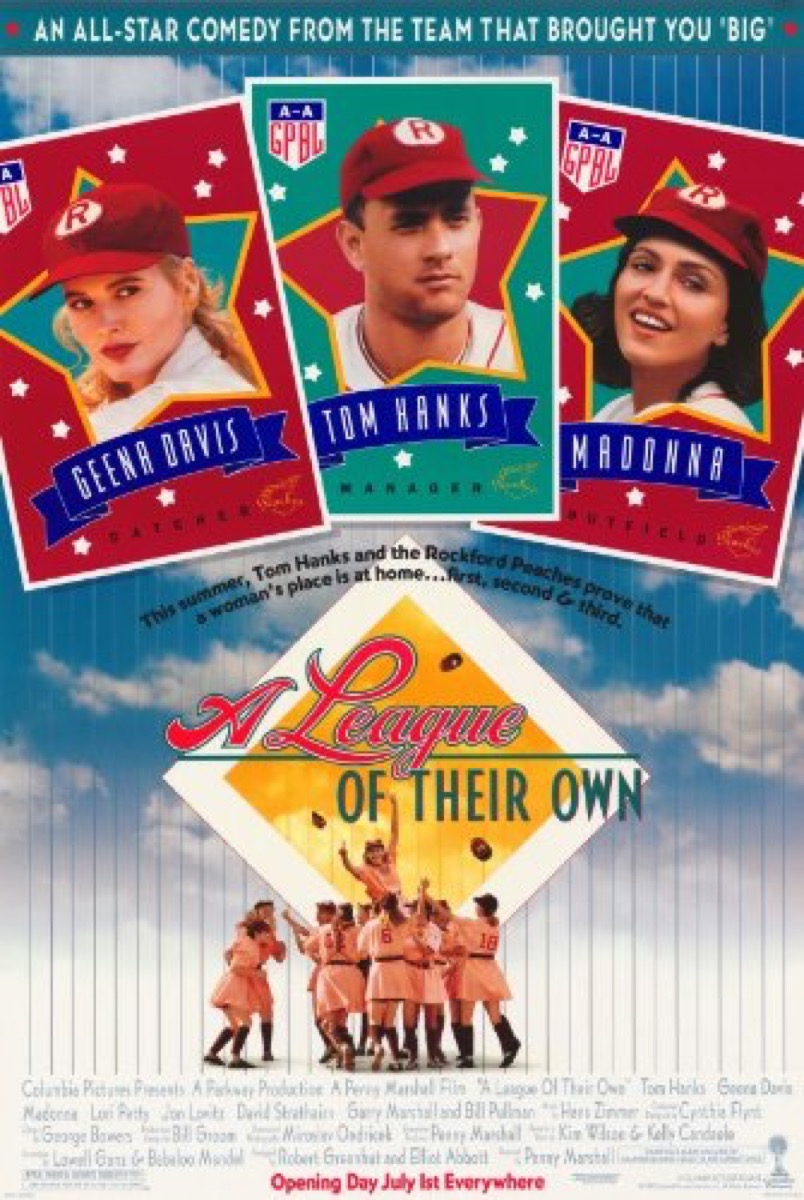 a league of their own movie poster, movies directed by actors