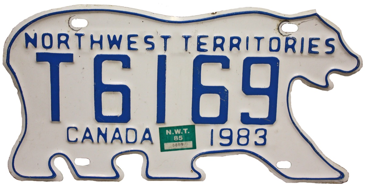 canada license plate