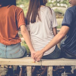 Young couple signs of cheating