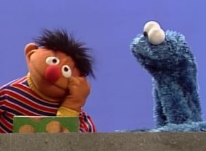 ernie and cookie monster