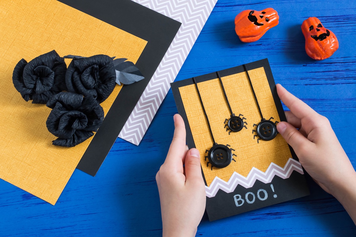 Spider Halloween Holiday Cards