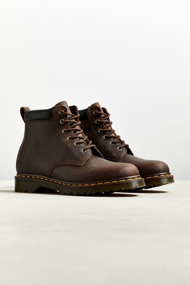 brown doc martens, men's winter boots