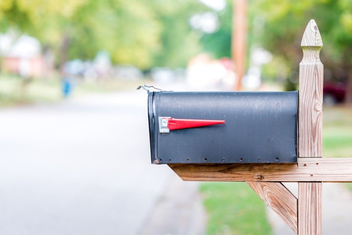 mailbox on the side of the road, paper route