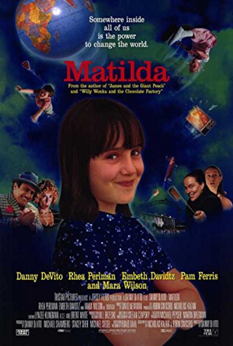 matilda movie poster, movies directed by actors