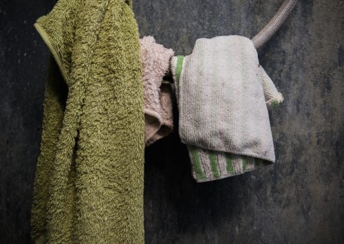 old worn out towels, getting rid of junk
