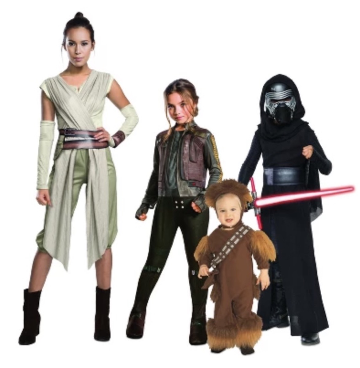 family dressed up as star wars characters, family halloween costumes