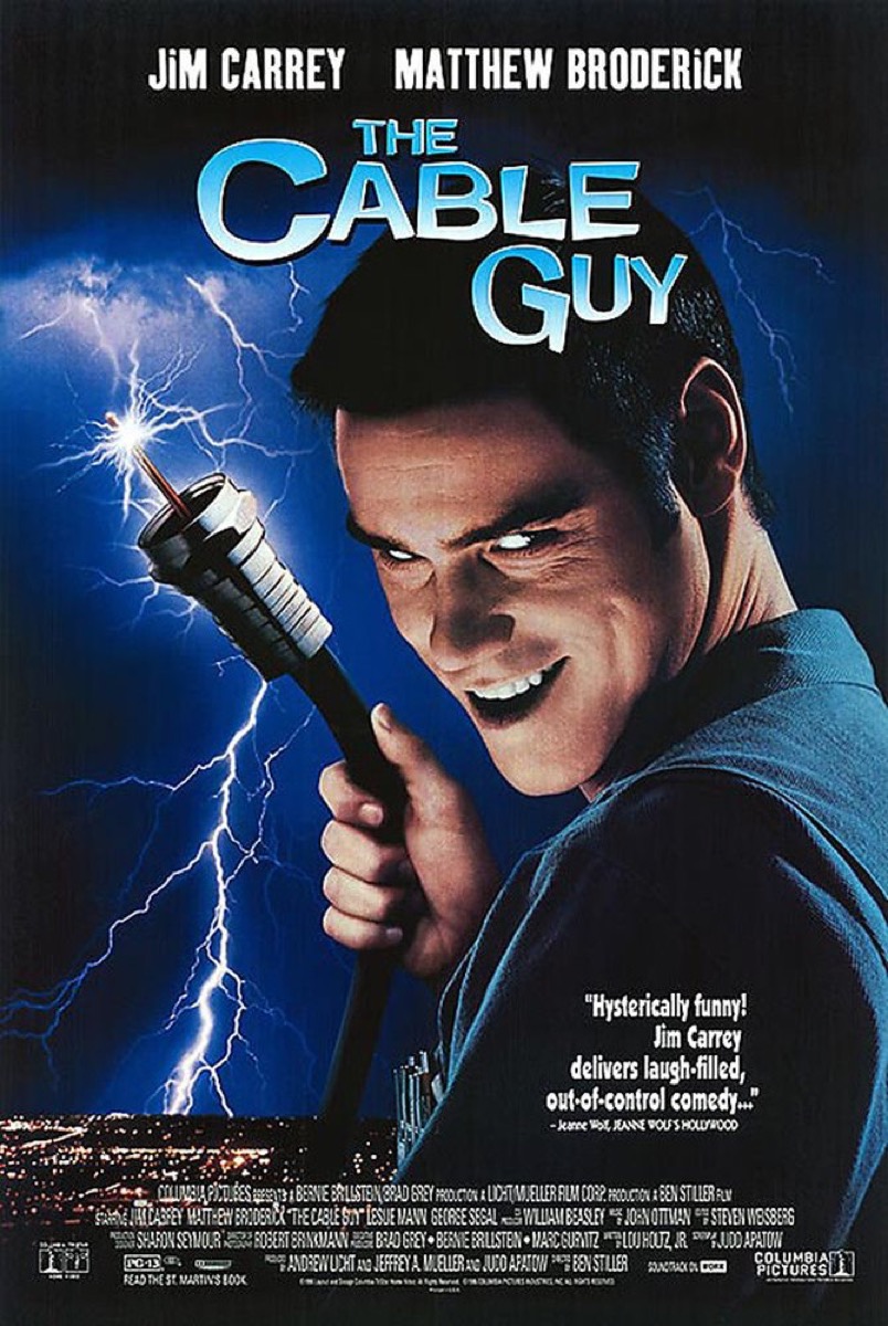 the cable guy movie poster, movies directed by actors