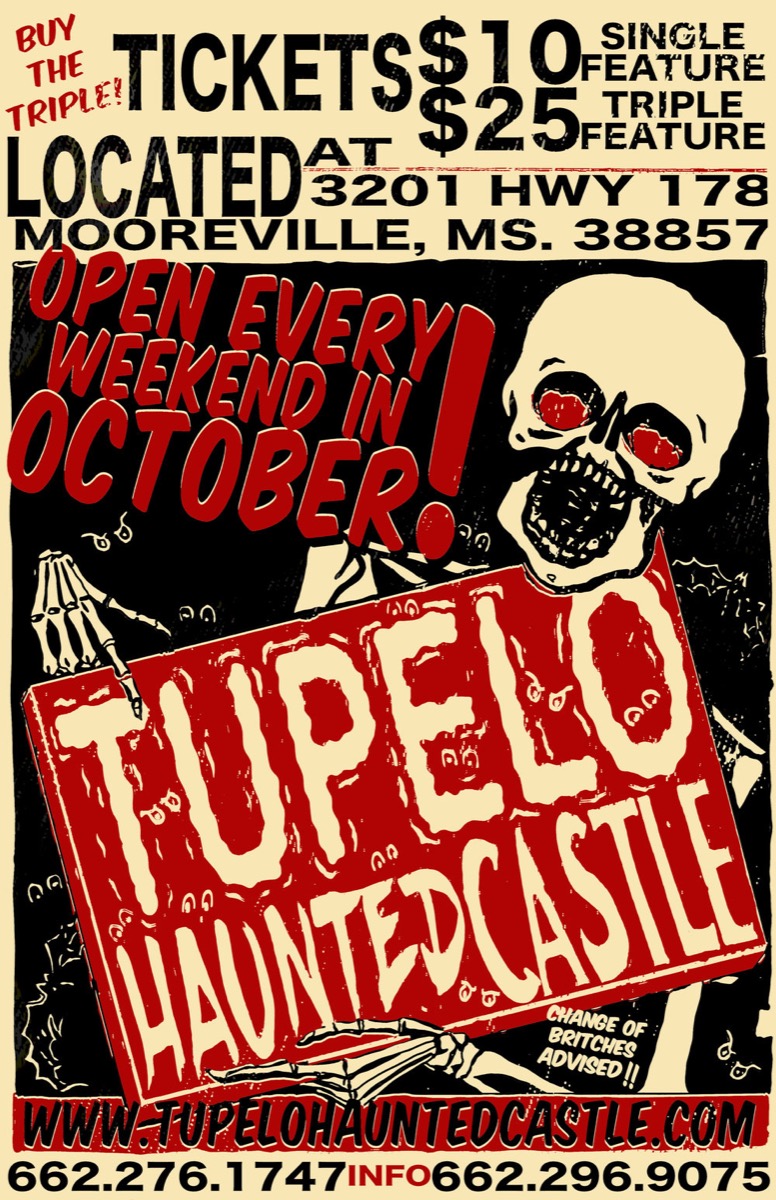 Tupelo Haunted Castle Poster