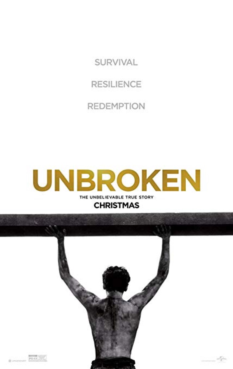 unbroken movie poster, movies directed by actors