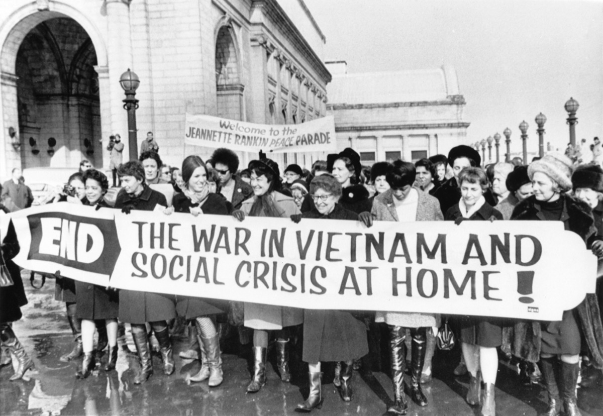 women protesting the vietnam war