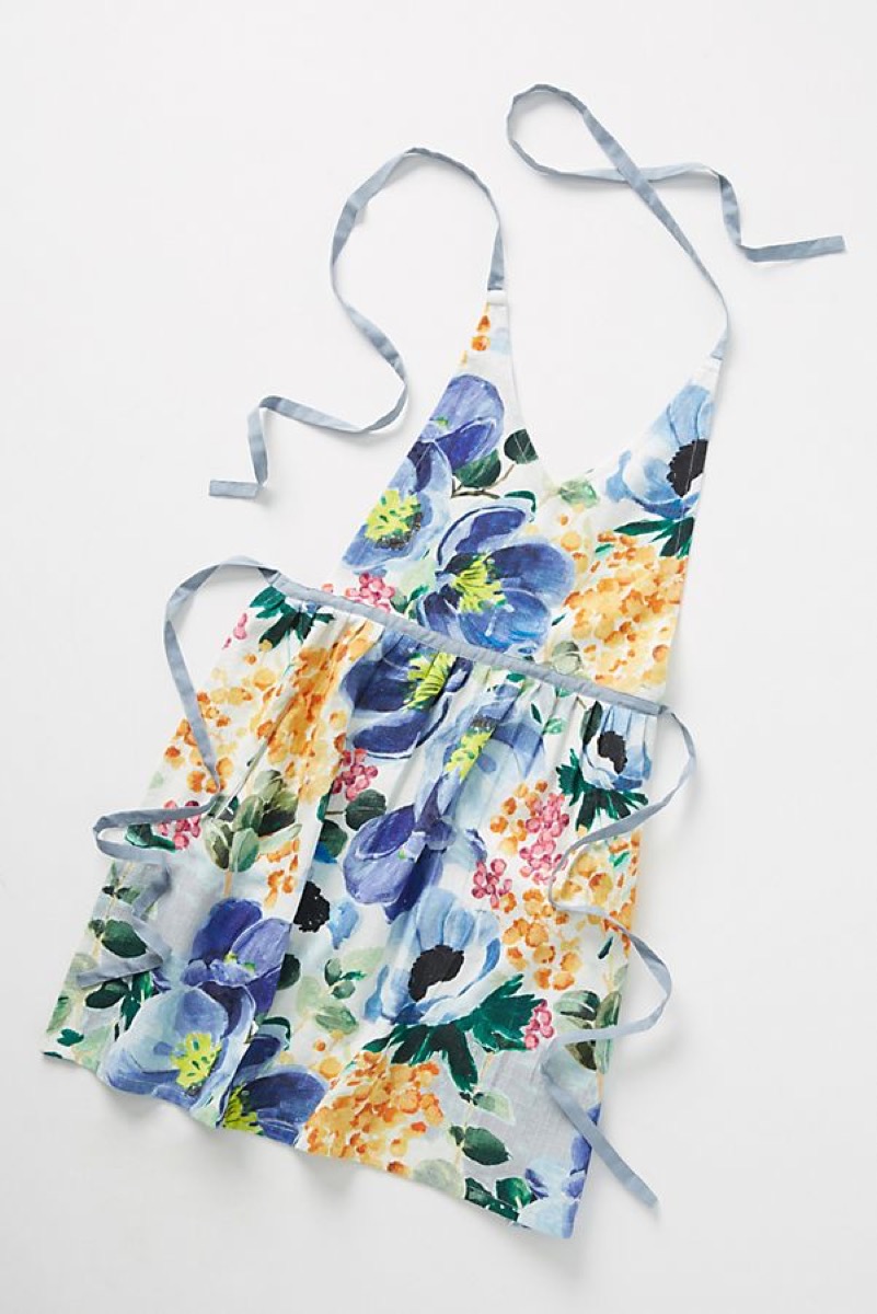 women's floral apron 