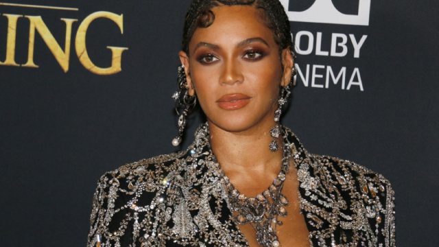 Beyonce close up at Lion King Premiere in 2019