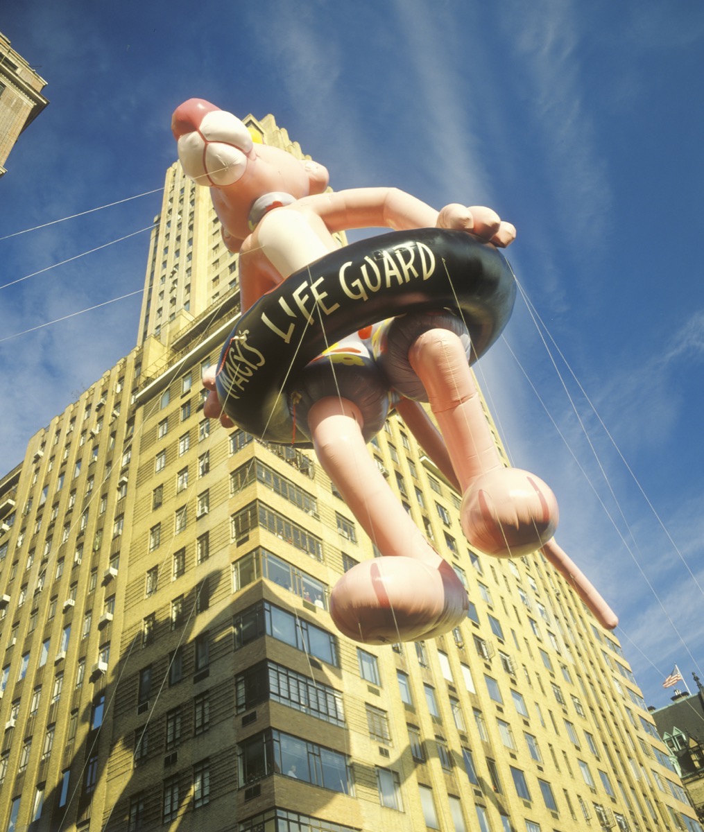 Macy's Thanksgiving Day Parade Pink Panther balloon