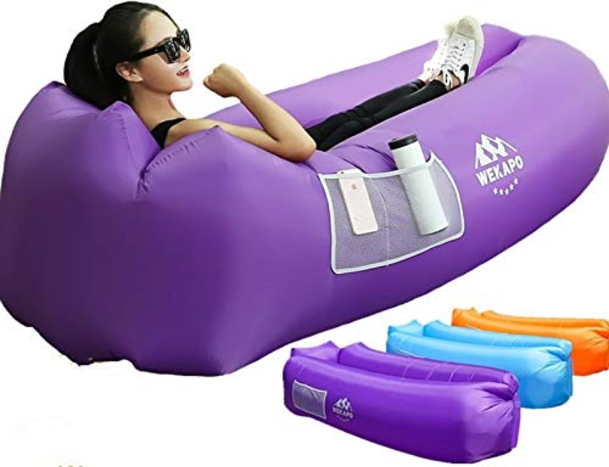 inflatable lounger air sofa