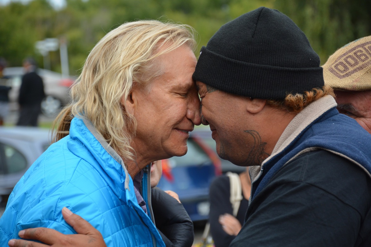 A hongi is the traditional greeting in New Zealand