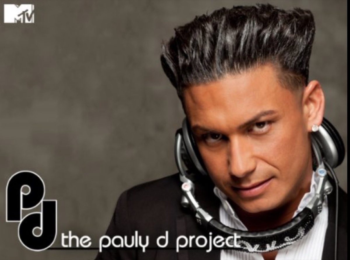 picture of pauly d delvecchio with headphones on pauly d project promo image