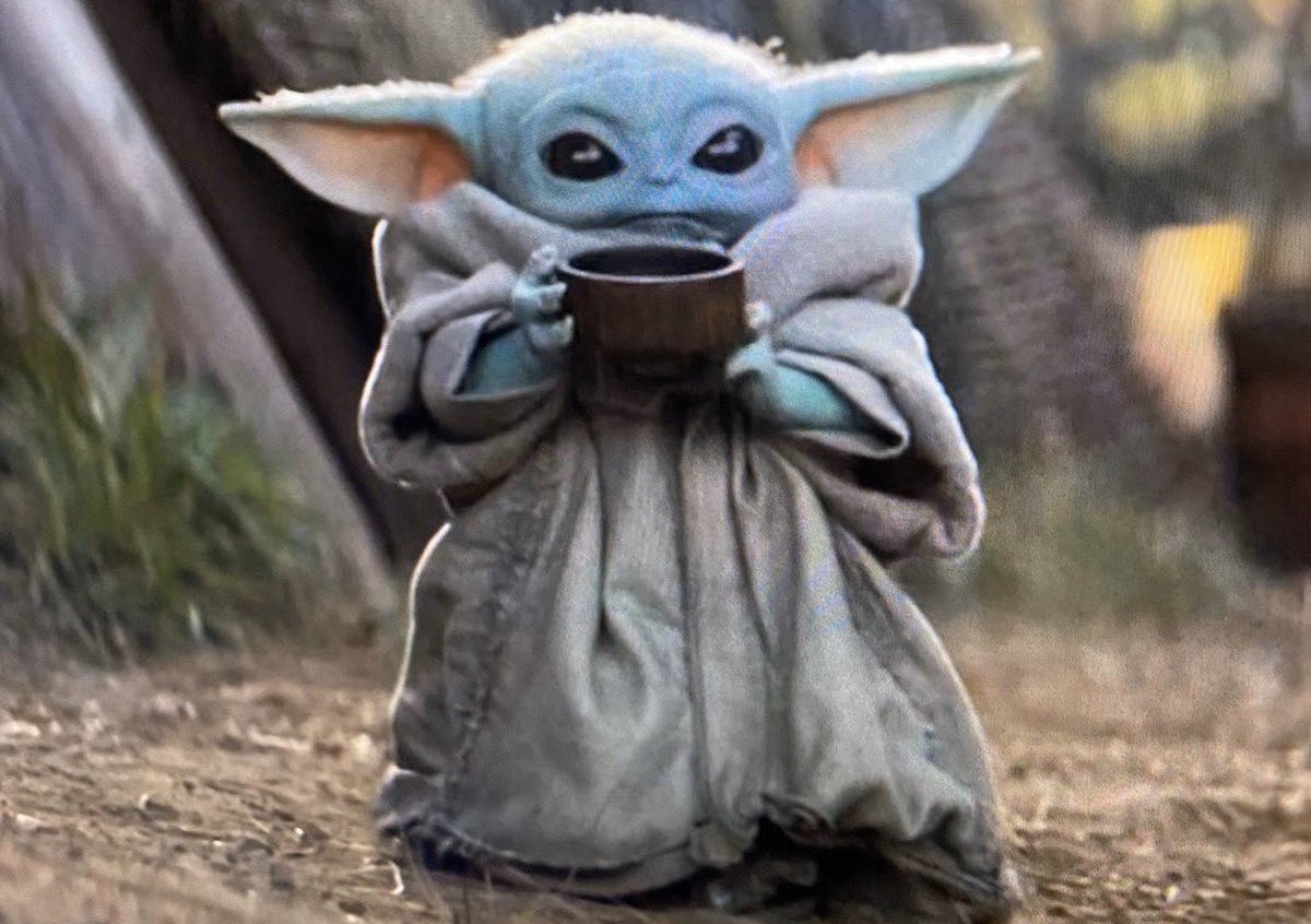 The Baby Yoda Sipping Soup Meme Is The New Kermit Sipping Tea