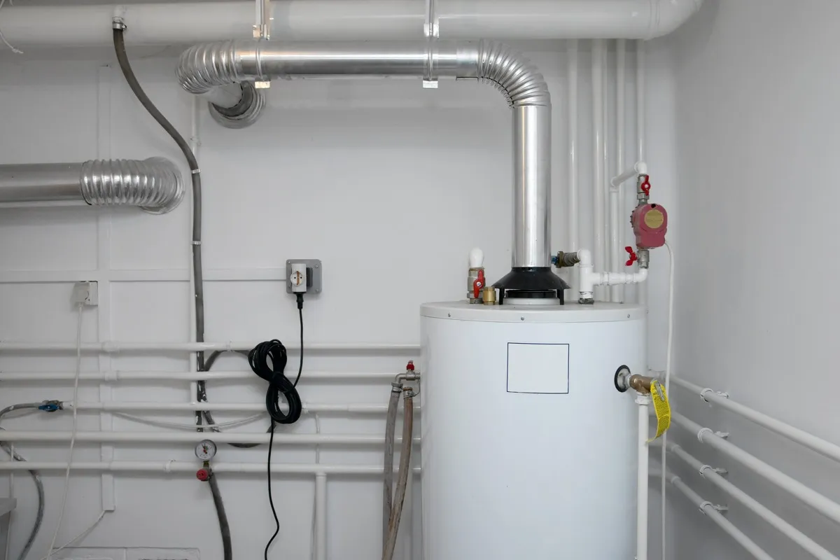 Broiler and pipe system in home