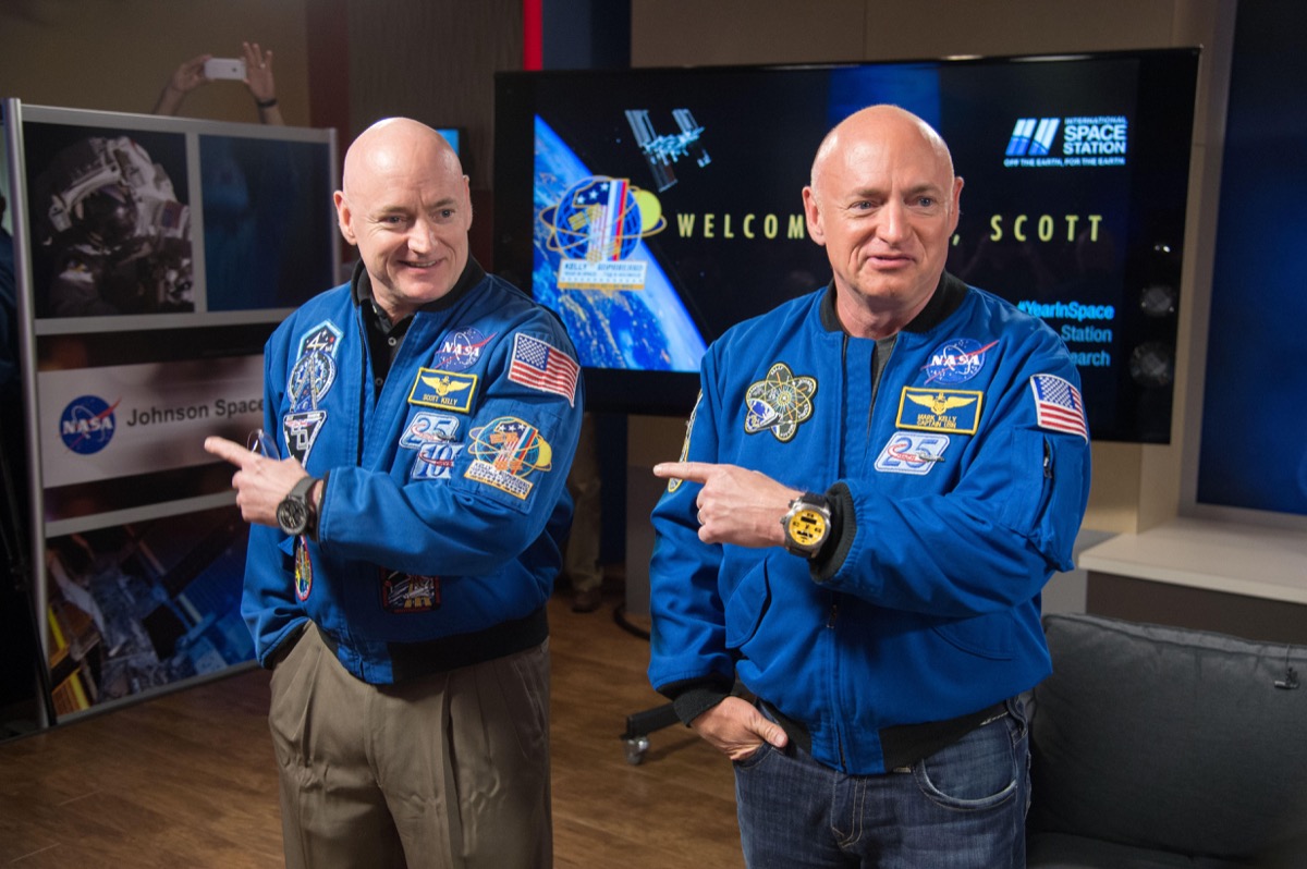 NASA astronaut Scott Kelly along with his brother, former Astronaut Mark Kelly. 