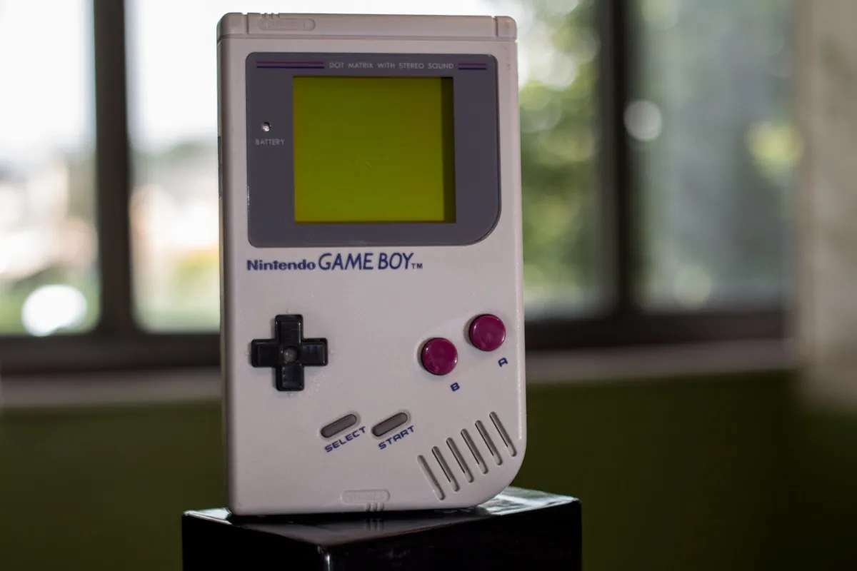 An original game boy from the 1990s