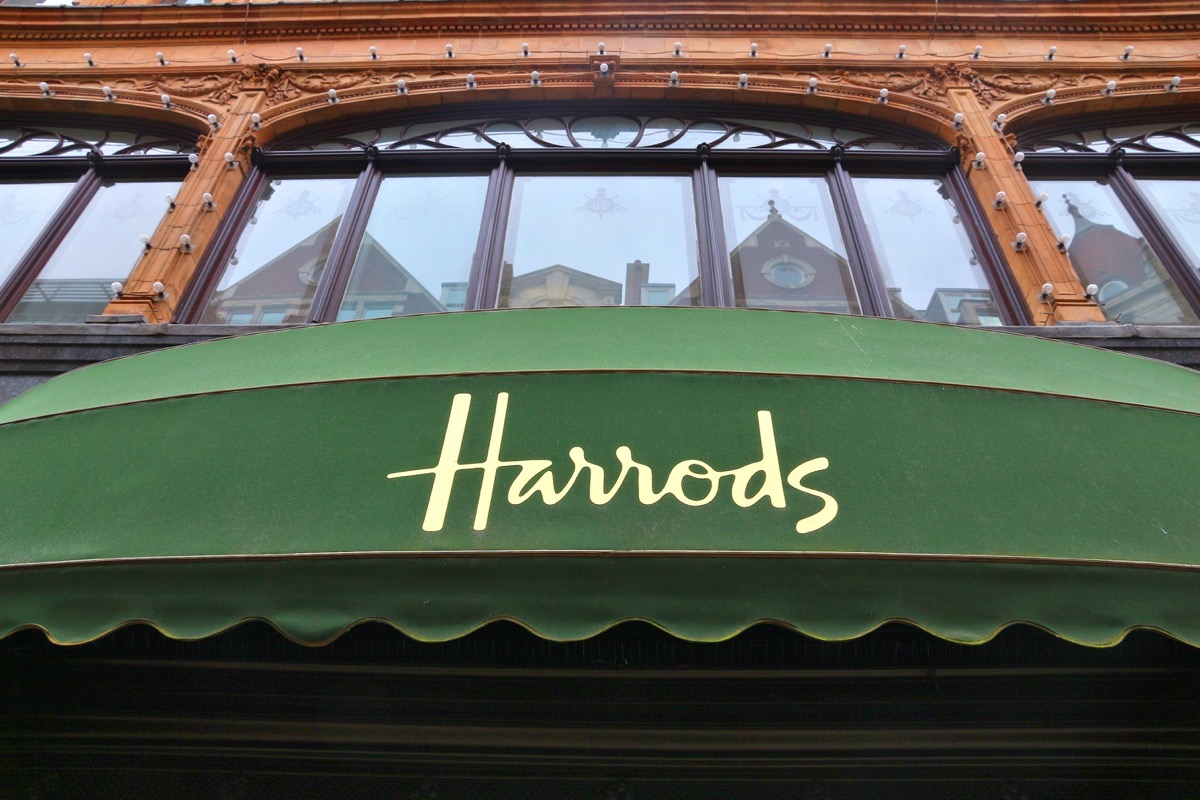 Harrods department store in London