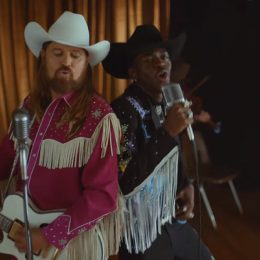 billy ray cyrus and lil nas z in the old town road remix video
