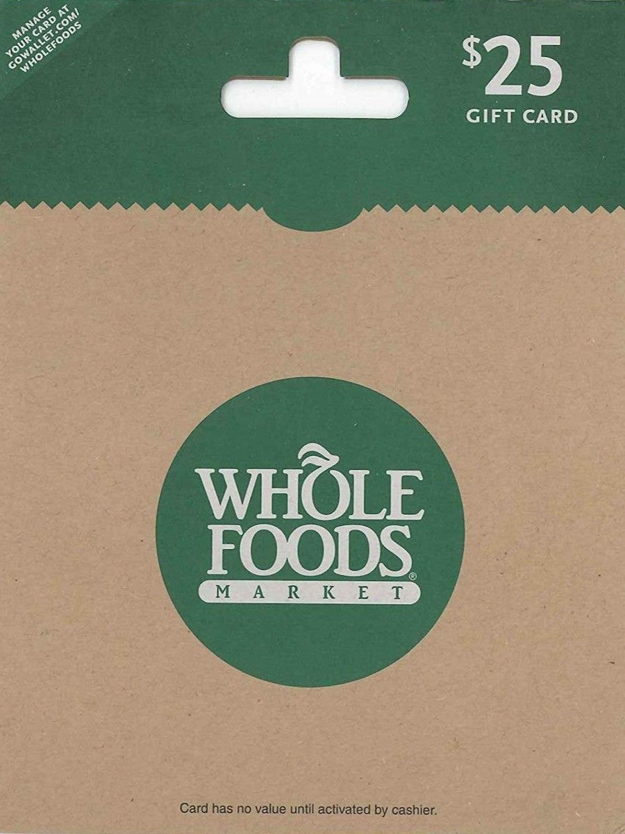 Gift Card $50, 1 each at Whole Foods Market