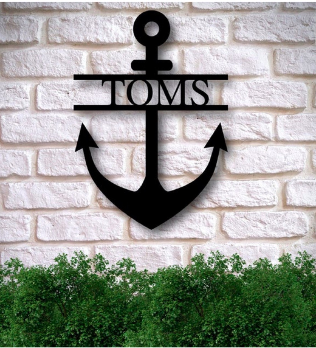 personalized anchor sign