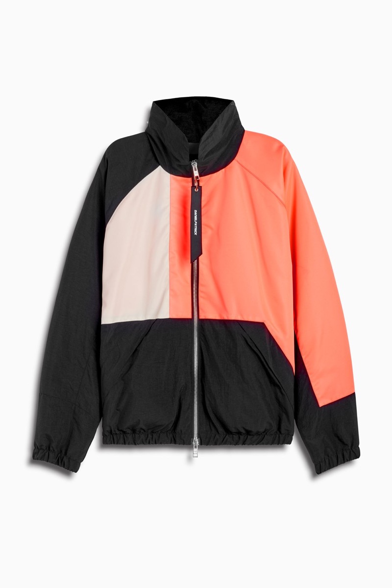 neon colorblock track jacket