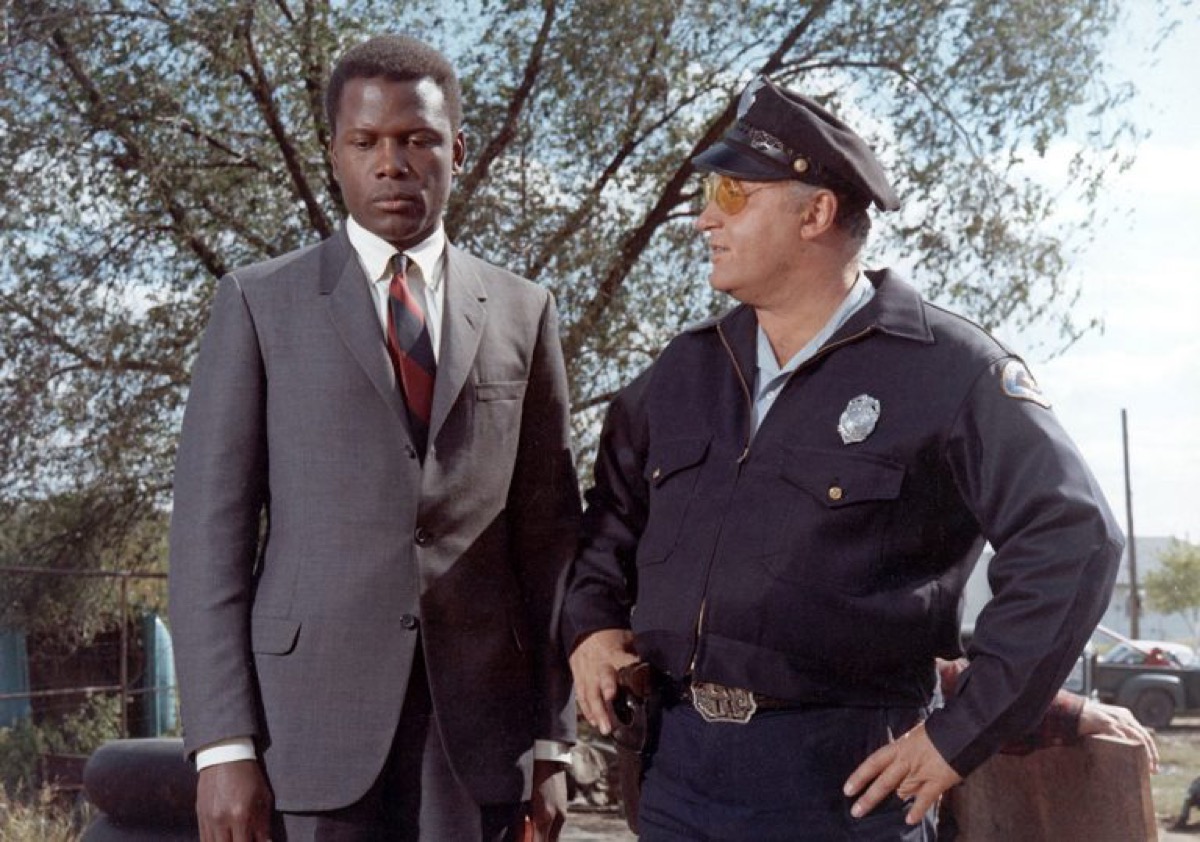 sidney poitier and rod steiger in in the heat of the night