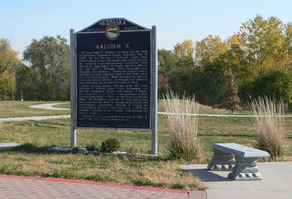 malcolm x housesite historical marker omaha nebraska