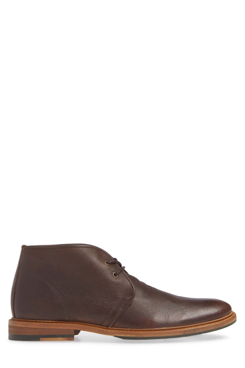 brown leather chukka boot