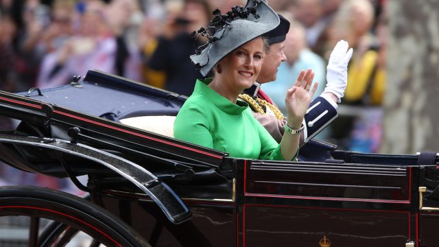 Sophie Countess of Wessex during the Trooping the Colour Queen's birthday parade in central London in 2019.