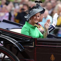 Sophie Countess of Wessex during the Trooping the Colour Queen's birthday parade in central London in 2019.