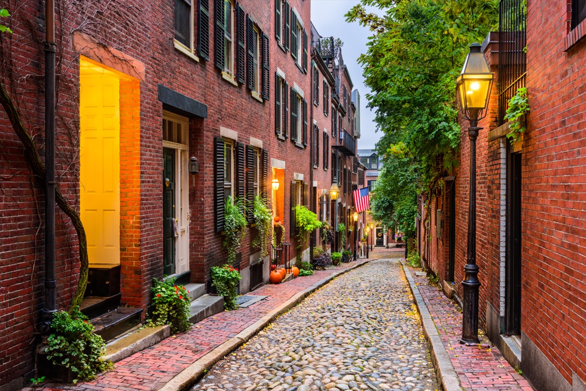 stone road in boston