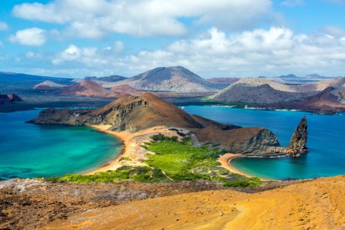 the two beaches of bartolome island galapagos islands ecuador