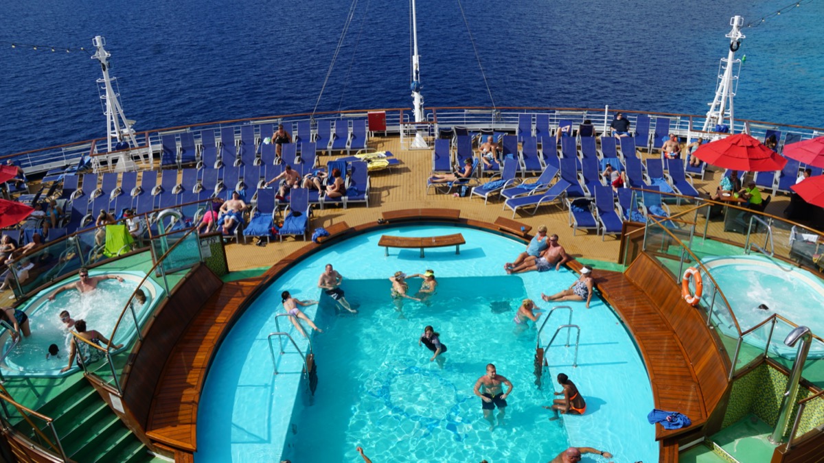 cruise deck with pool