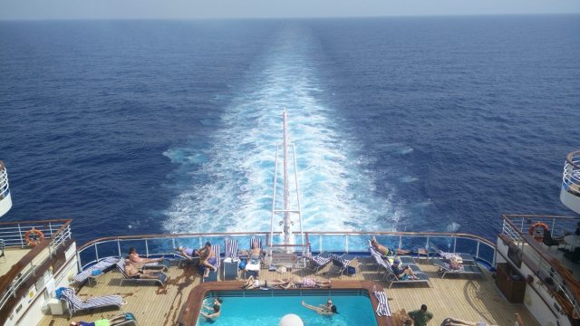 overview of the back of cruise