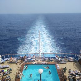 overview of the back of cruise
