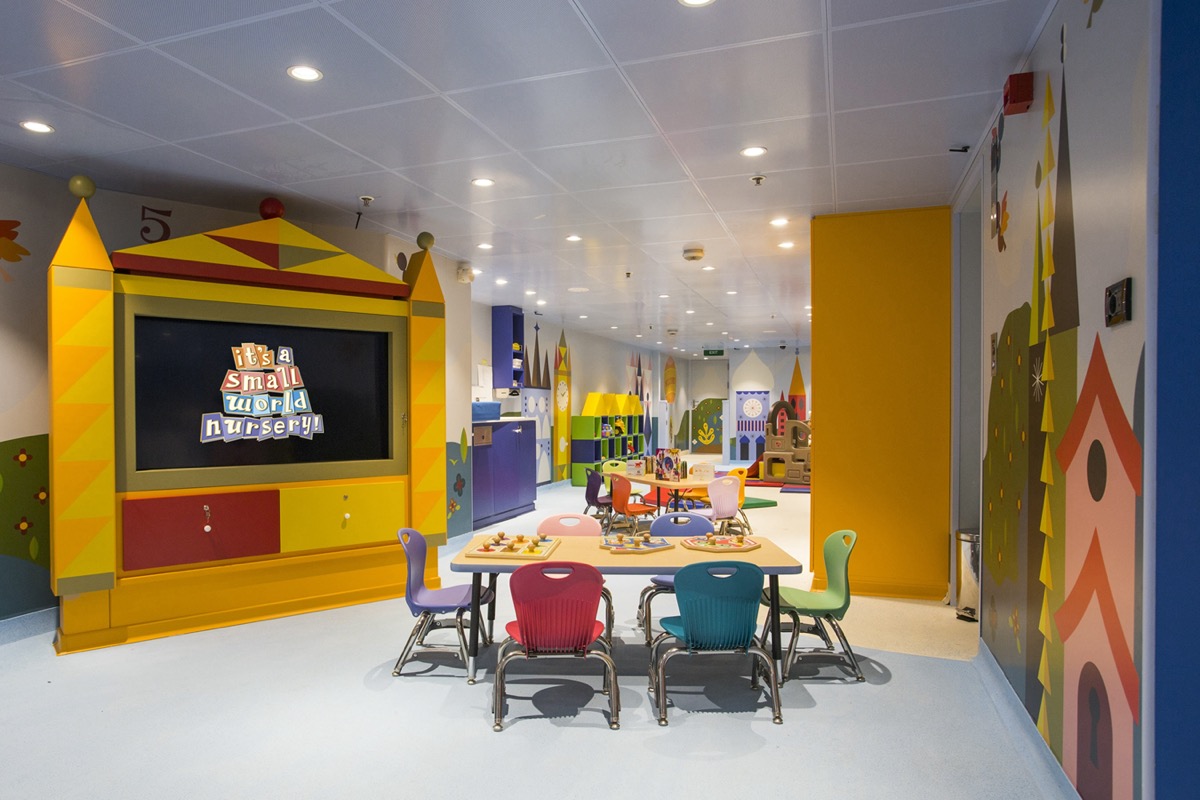 nursery for little children in a disney cruise ship