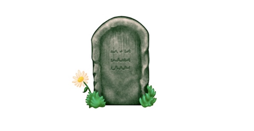 headstone emoji 