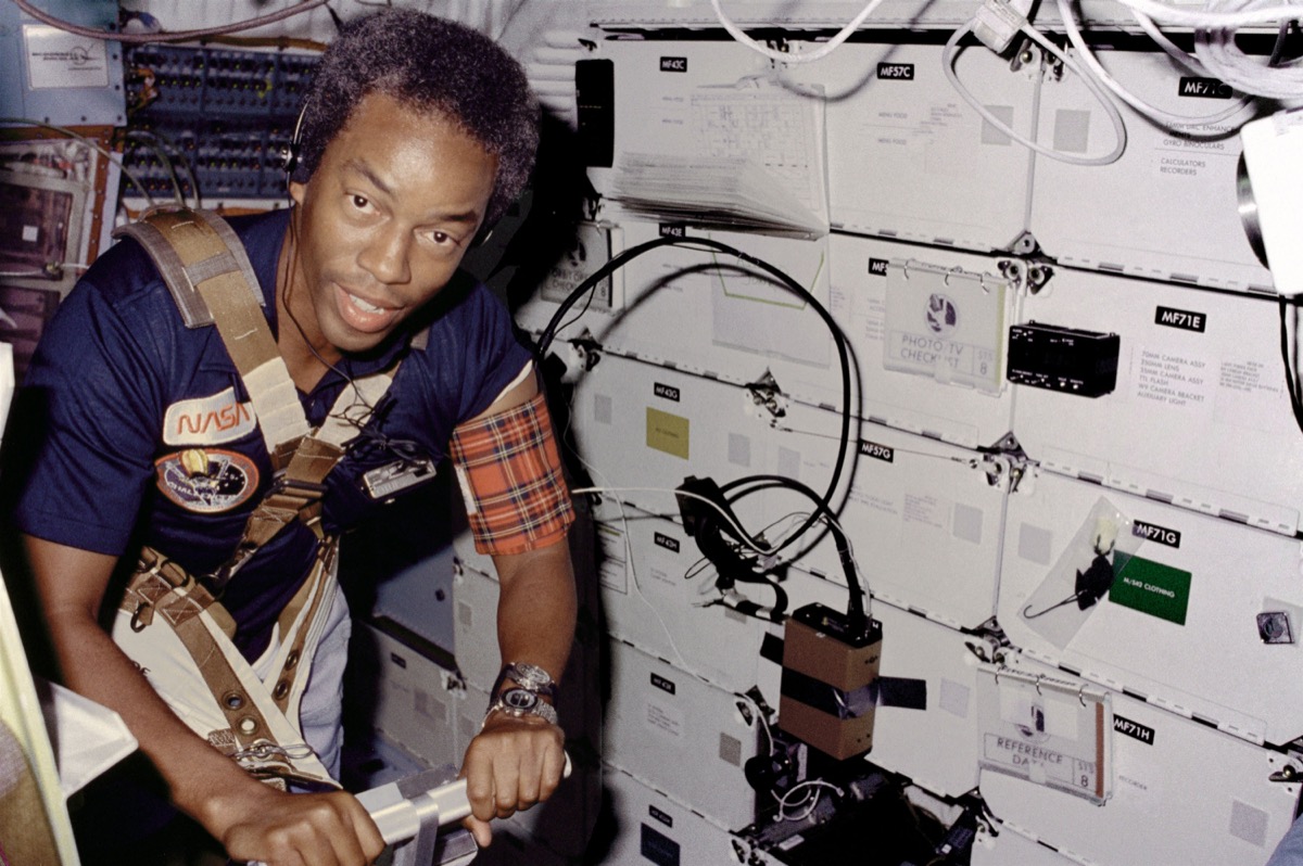 Guion Bluford in space
