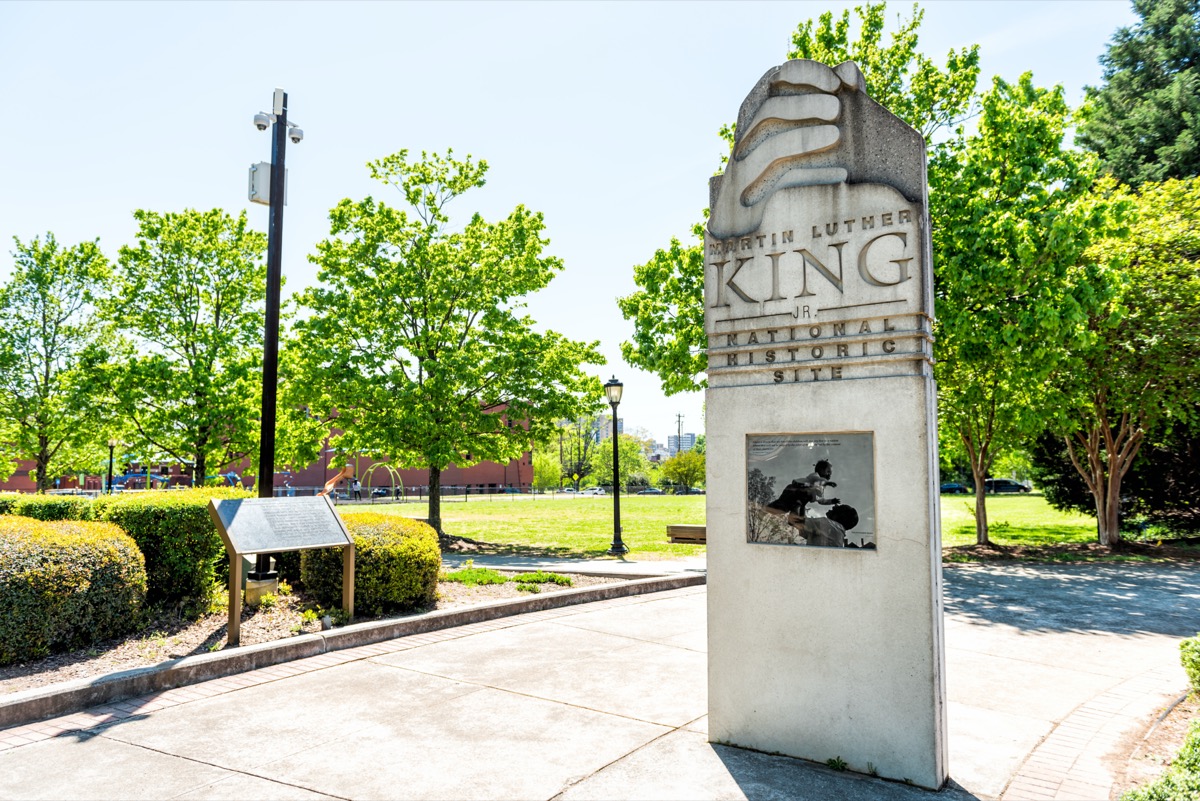 martin luther king jr. national historic site park