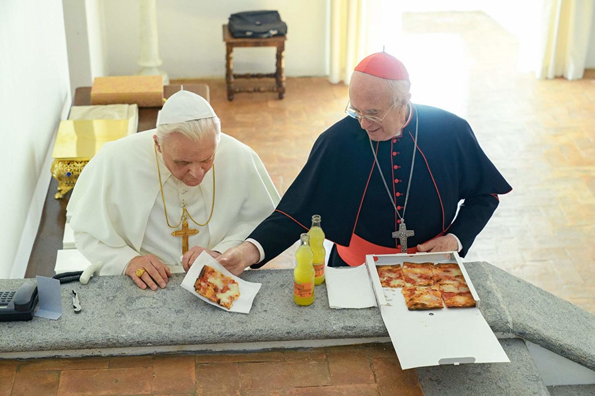 Still from movie Two Popes