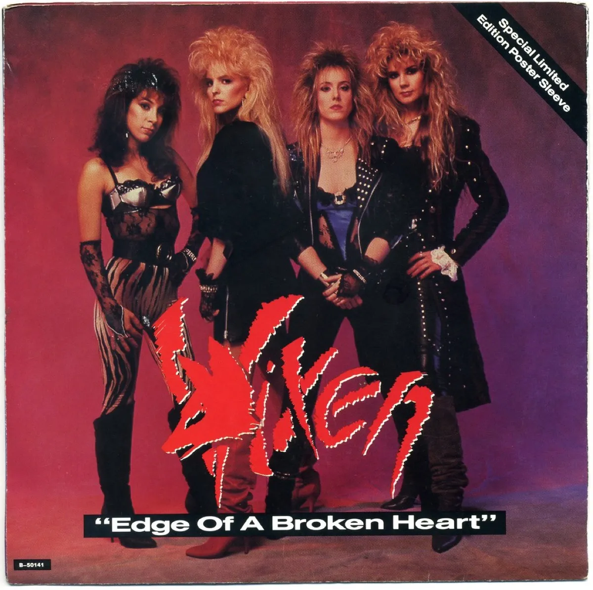 vixen "edge of a broken heart" album cover