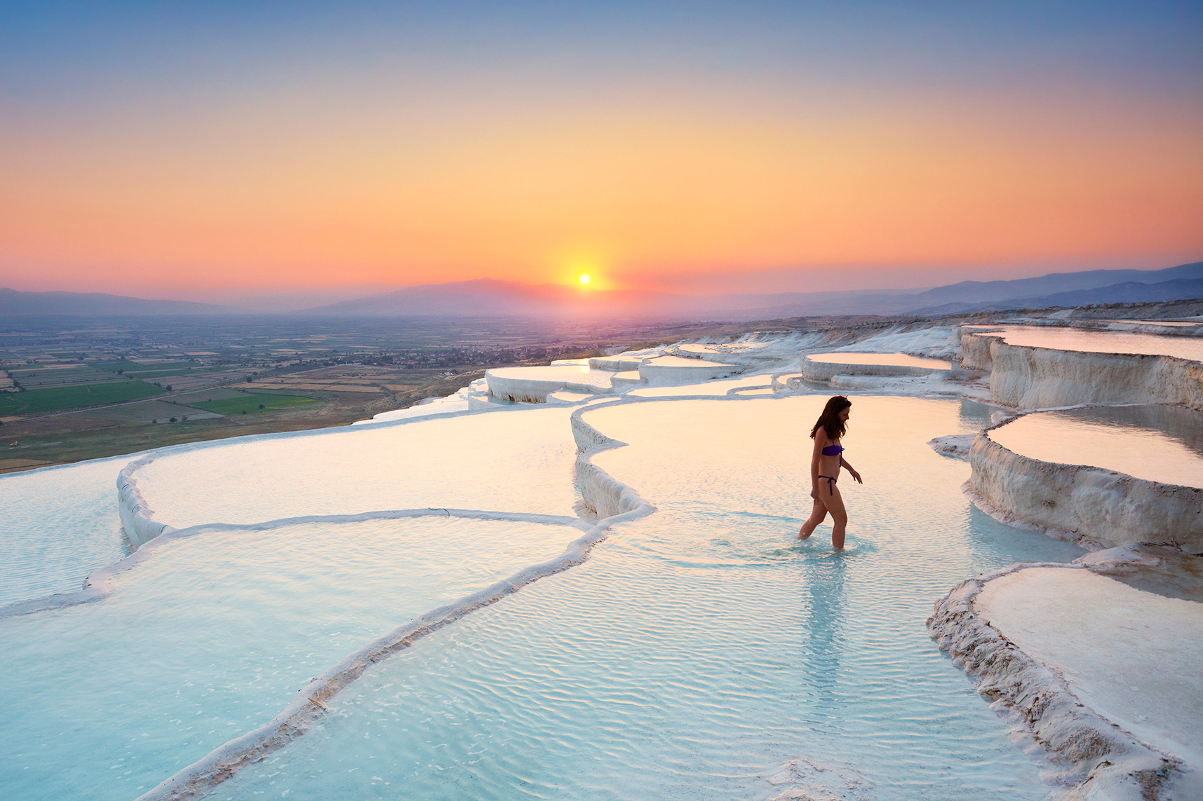 natural hotsprings in Turkey travel photos