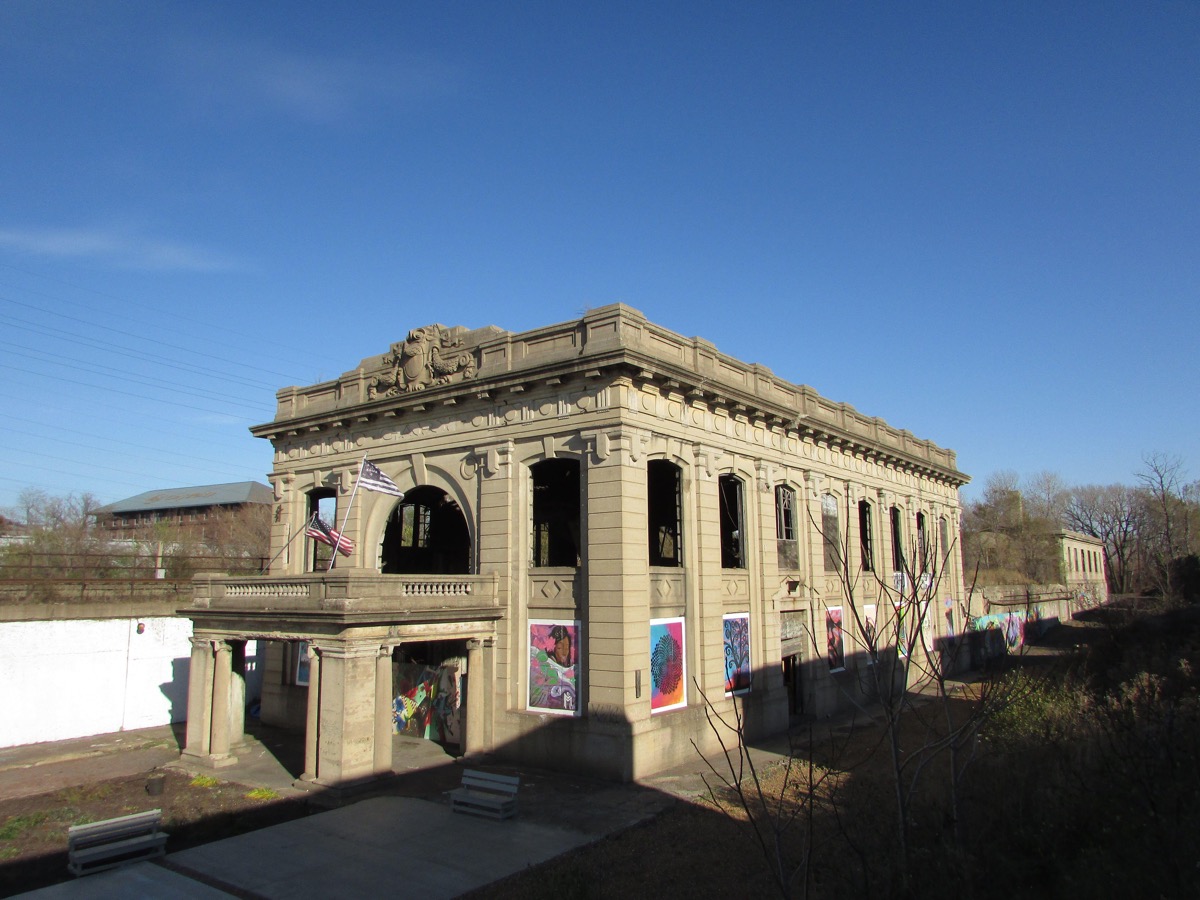 The abandoned Union Station in Gary, Indiana