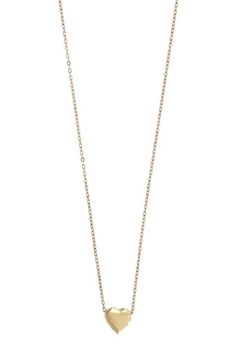bony levy gold heart necklace