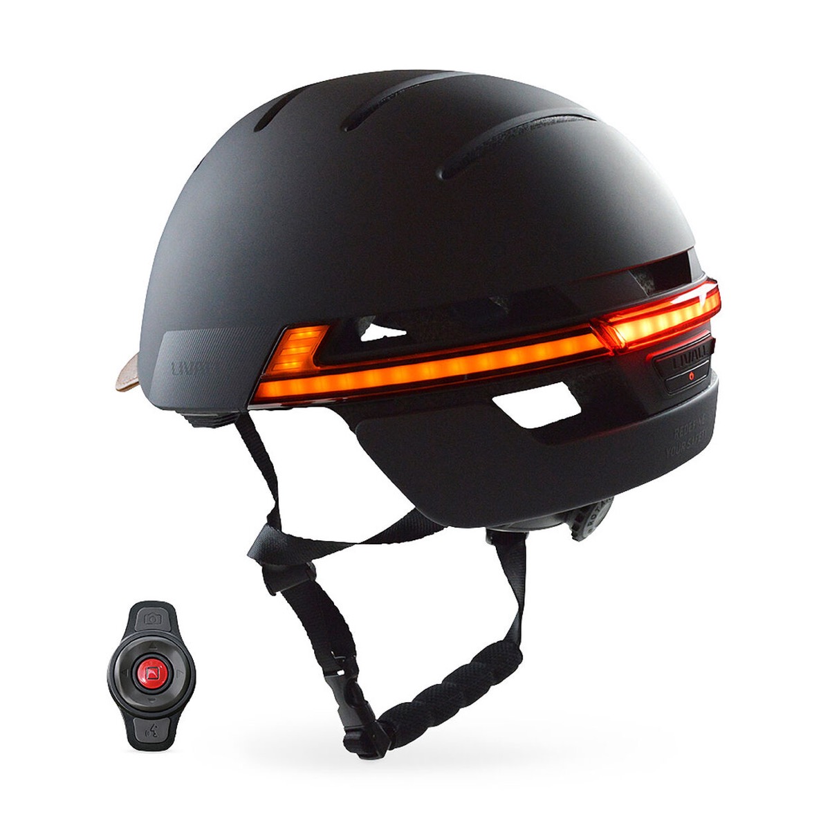 black bike helmet