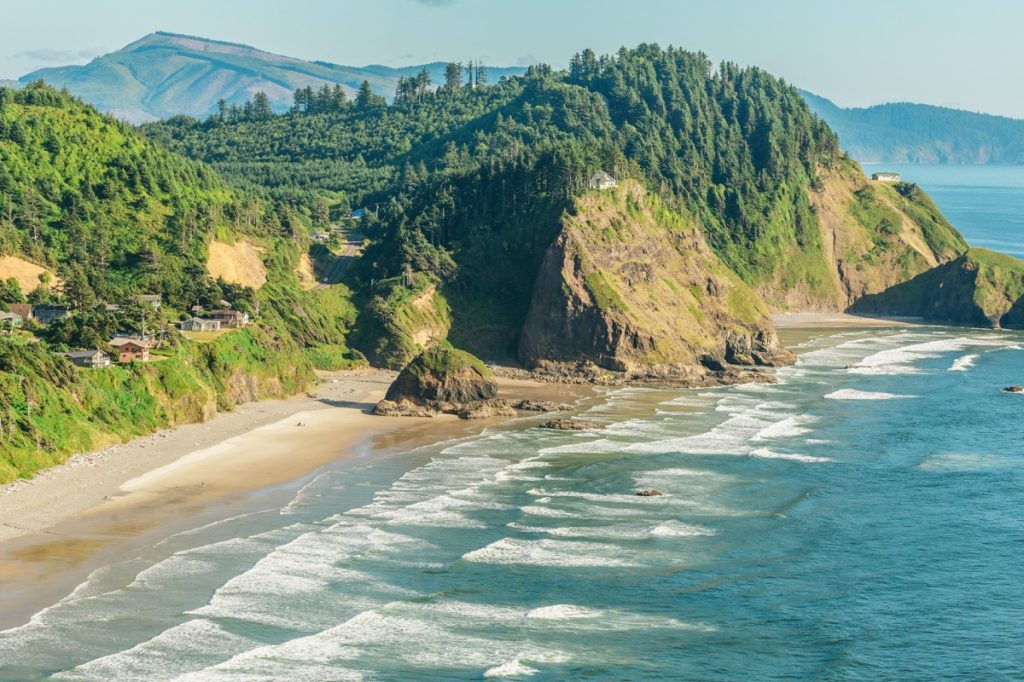 Scenic view of the Oregon coast Tillamook County Oregon